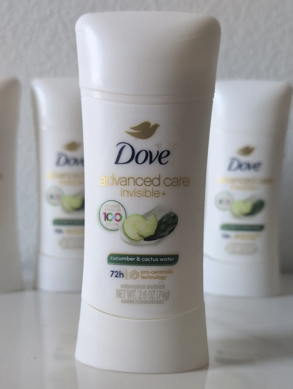 Dove Advanced Care Invisible+ Cucumber🥒🌵Cactus Water Antiperspirant Deo - 5 Ct